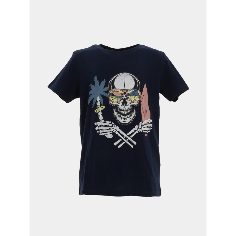 T-shirt à manches courtes nkmdalmal bleu marine garçon - Name It