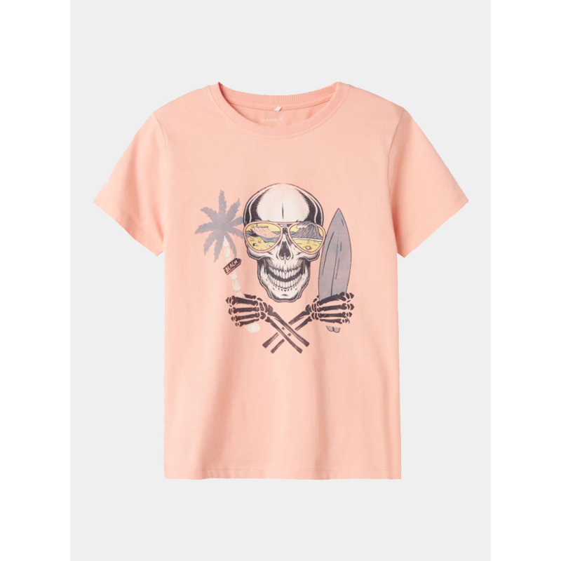 T-shirt à manches courtes nkmdalmal rose garçon - Name It