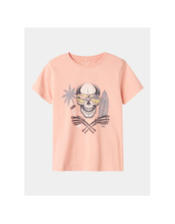 T-shirt à manches courtes nkmdalmal rose garçon - Name It