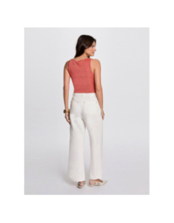 Débardeur pailleté didoni orange femme - Morgan