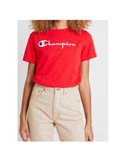 T-shirt à manches courtes crewneck rouge enfant - Champion