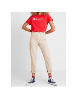 T-shirt à manches courtes crewneck rouge enfant - Champion