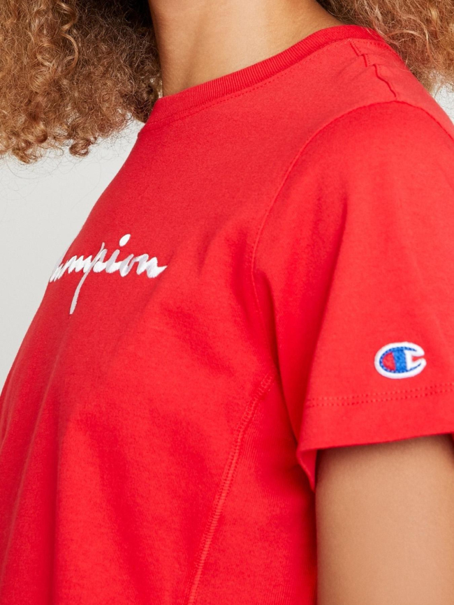 T-shirt à manches courtes crewneck rouge enfant - Champion