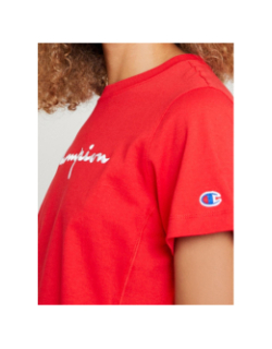 T-shirt à manches courtes crewneck rouge enfant - Champion
