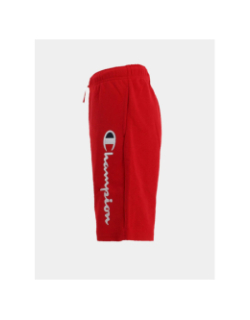 Bermuda à logo vertical brodé rouge enfant - Champion