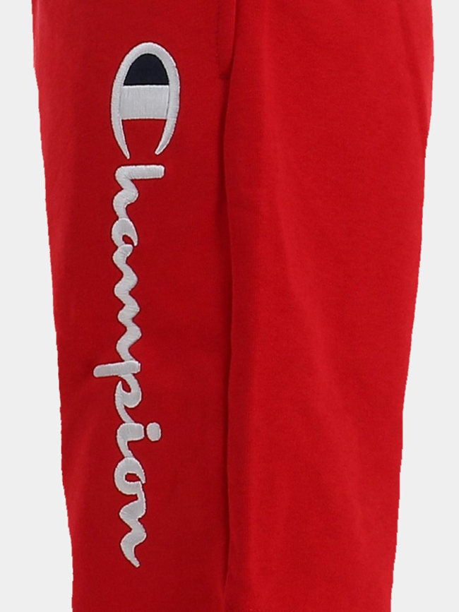Bermuda à logo vertical brodé rouge enfant - Champion