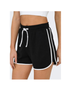Short de sport fena noir blanc femme - Only Play