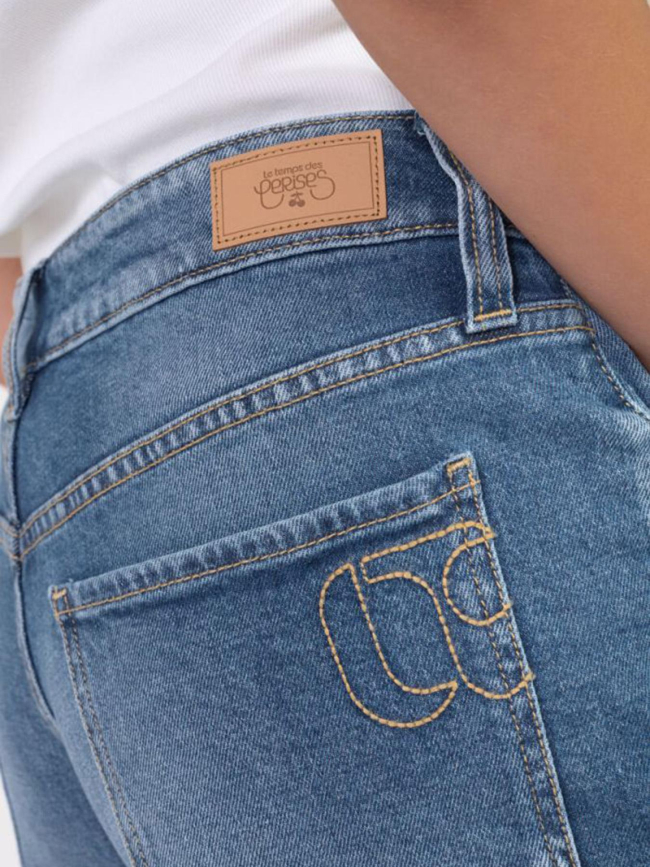 Short en jean muda bleu femme - Le Temps Des Cerises