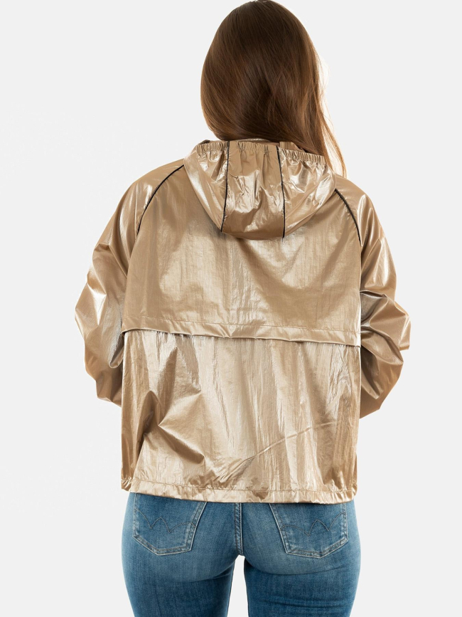 Veste coupe vent métallisé izumi cuivre femme - JOTT