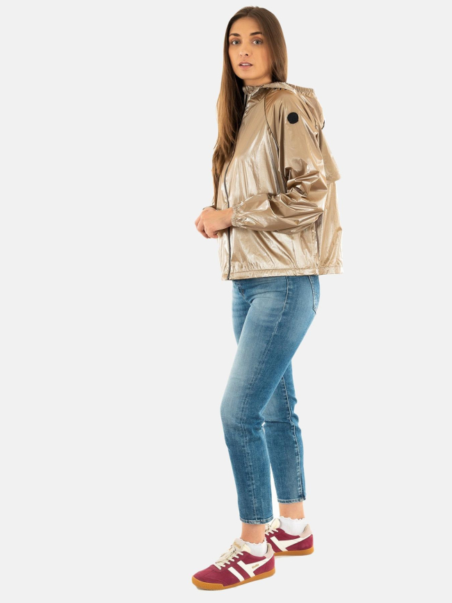 Veste coupe vent métallisé izumi cuivre femme - JOTT