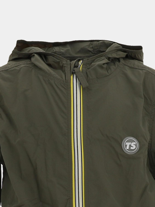 Coupe vent déperlant b-horten kaki garçon - Teddy Smith