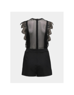 Combishort dentelle eduna noir femme - Only