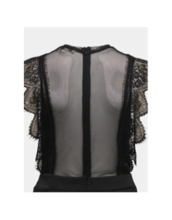 Combishort dentelle eduna noir femme - Only