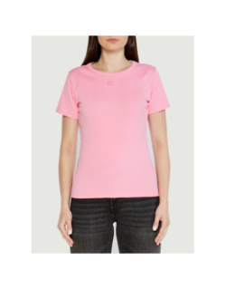 T-shirt uni deloris bright rose femme - Hugo