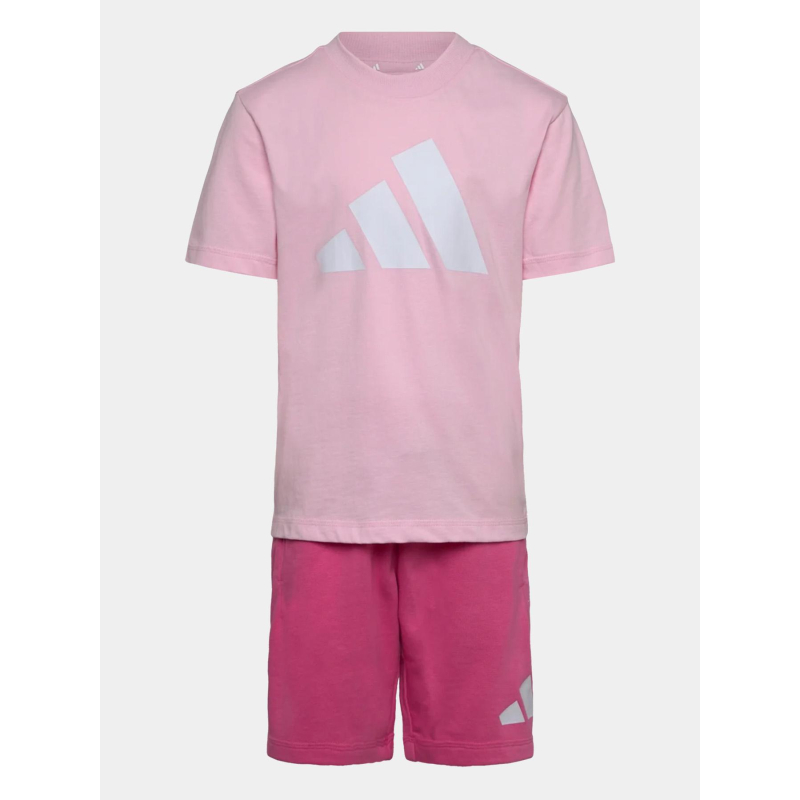 Ensemble t-shirt et short t-set 160 rose bébé - Adidas
