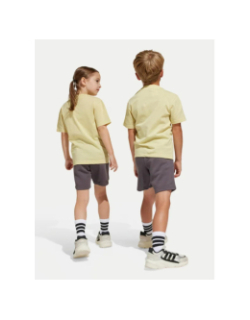 Ensemble short t-shirt lk linear vert gris enfant - Adidas