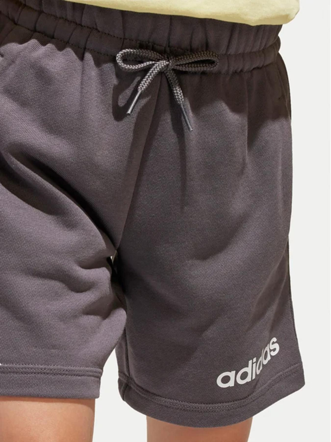 Ensemble short t-shirt lk linear vert gris enfant - Adidas