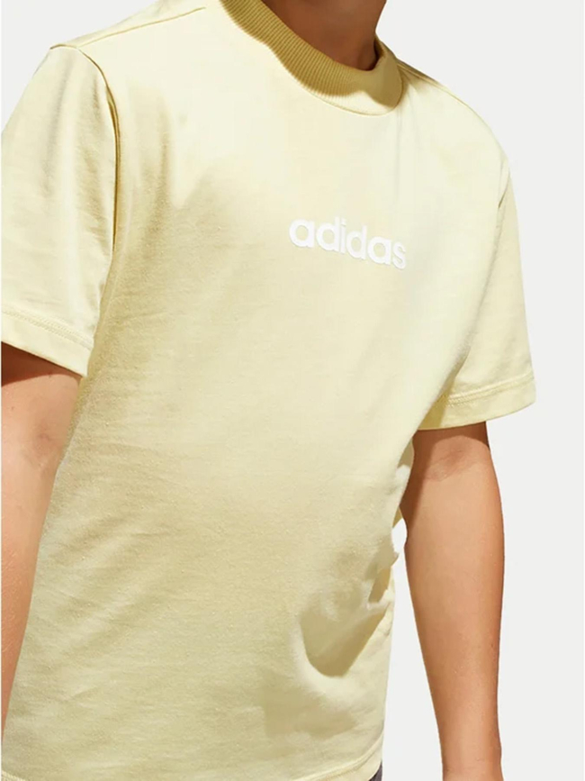 Ensemble short t-shirt lk linear vert gris enfant - Adidas