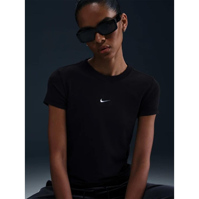 T-shirt crop nsw chill noir femme - Nike