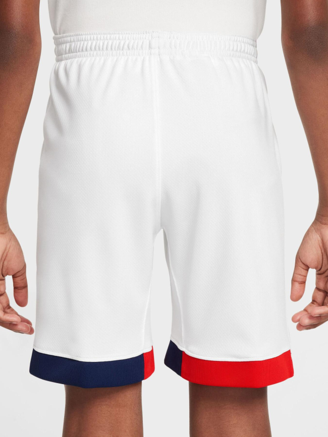 Short de foot replica psg stadium exterieur 24/25 blanc enfant - Nike