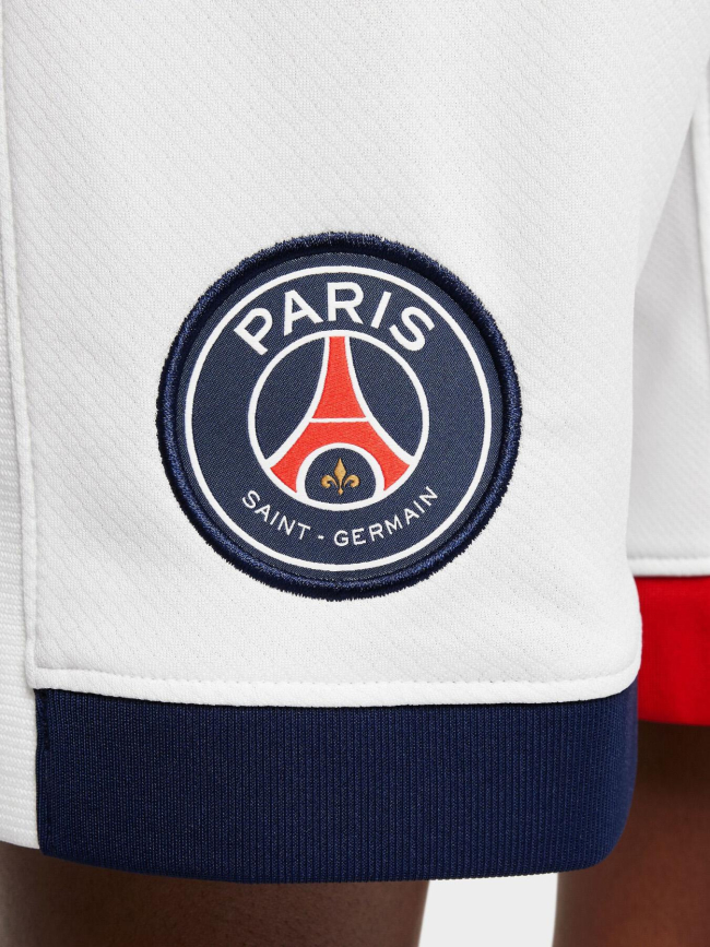 Short de foot replica psg stadium exterieur 24/25 blanc enfant - Nike