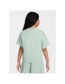 T-shirt boxy essential steam vert fille - Nike
