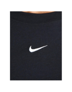 T-shirt crop slim nsw noir fille - Nike