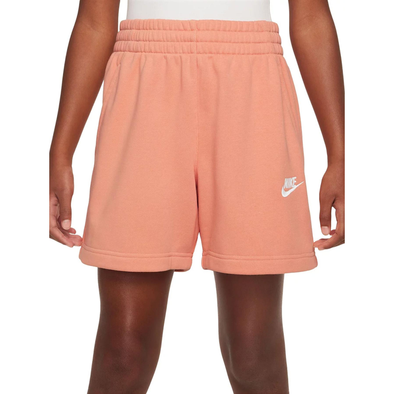 Short jogging nsw club orange fille -  Nike