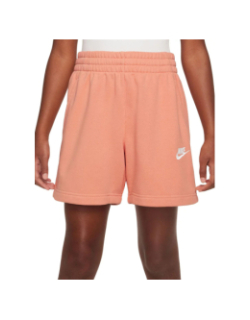 Short jogging nsw club orange fille -  Nike