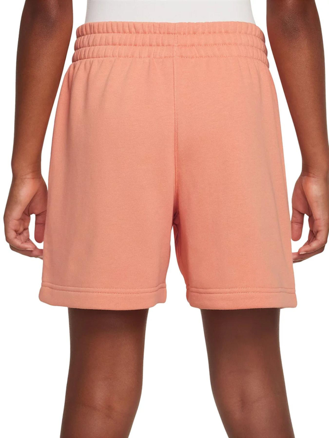 Short jogging nsw club orange fille -  Nike