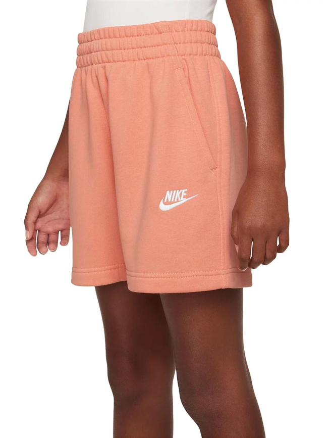 Short jogging nsw club orange fille -  Nike