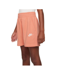 Short jogging nsw club orange fille -  Nike