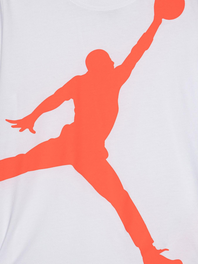 Ensemble short et t-shirt jumbo jumpan blanc et orange enfant - Jordan