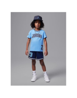 Ensemble t-shirt et short play off bleu enfant - Jordan