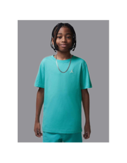 T-shirt à manches courtes jumpman air turquoise enfant - Jordan