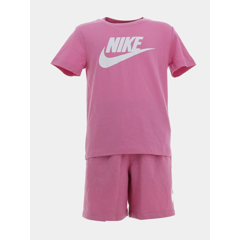 Ensemble t-shirt et short club rose enfant - Nike