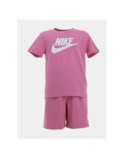 Ensemble t-shirt et short club rose enfant - Nike