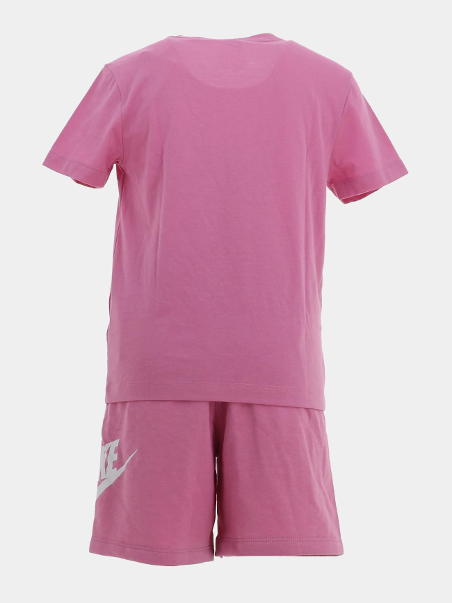 Ensemble t-shirt et short club rose enfant - Nike