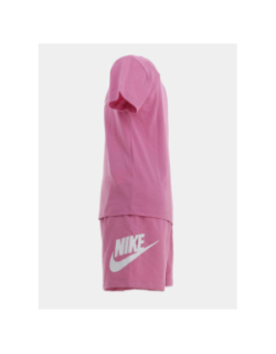 Ensemble t-shirt et short club rose enfant - Nike