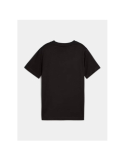 T-shirt à manches courtes essentials logo lab noir garçon - Puma