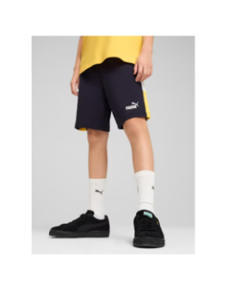 Short de sport essentials block bleu marine enfant - Puma