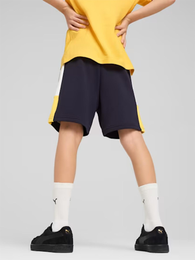 Short de sport essentials block bleu marine enfant - Puma