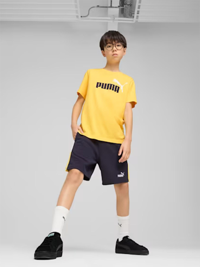 Short de sport essentials block bleu marine enfant - Puma