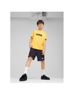 Short de sport essentials block bleu marine enfant - Puma