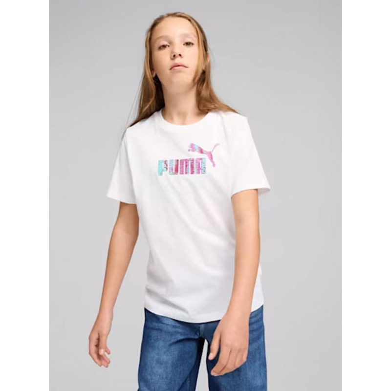 T-shirt essentials nature 2.0 blanc fille - Puma
