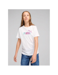 T-shirt essentials nature 2.0 blanc fille - Puma
