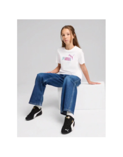 T-shirt essentials nature 2.0 blanc fille - Puma