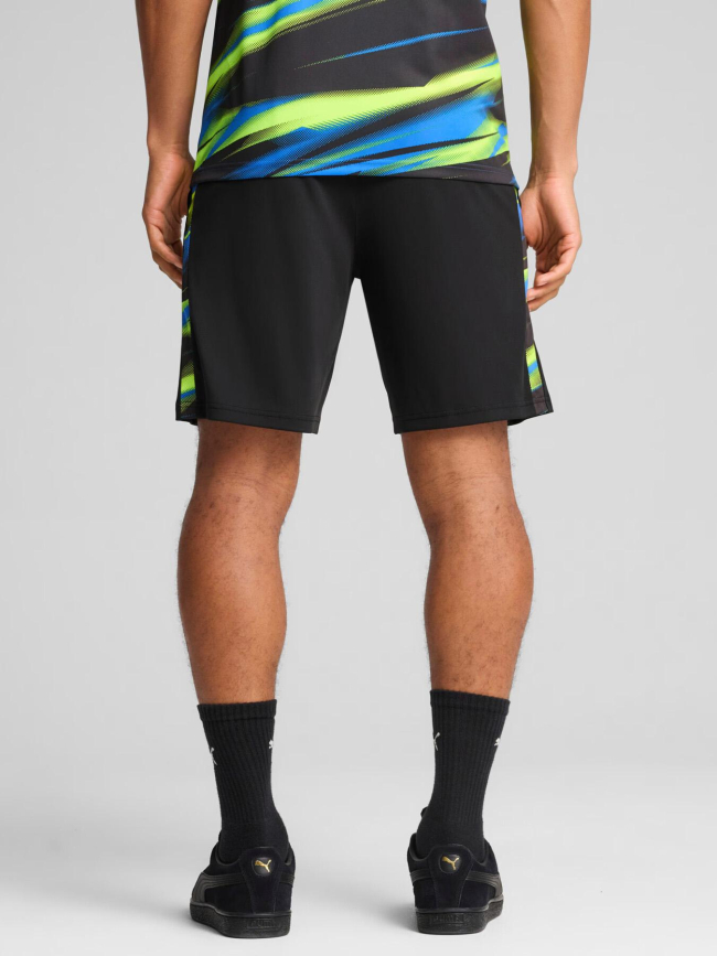 Short de football olympique de marseille faster noir bleu homme - Puma