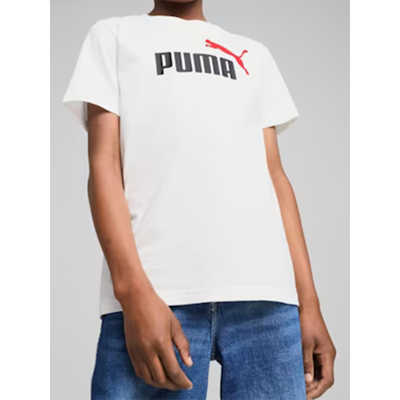 T-shirt à logo n° 1 coloré essentials blanc enfant - Puma