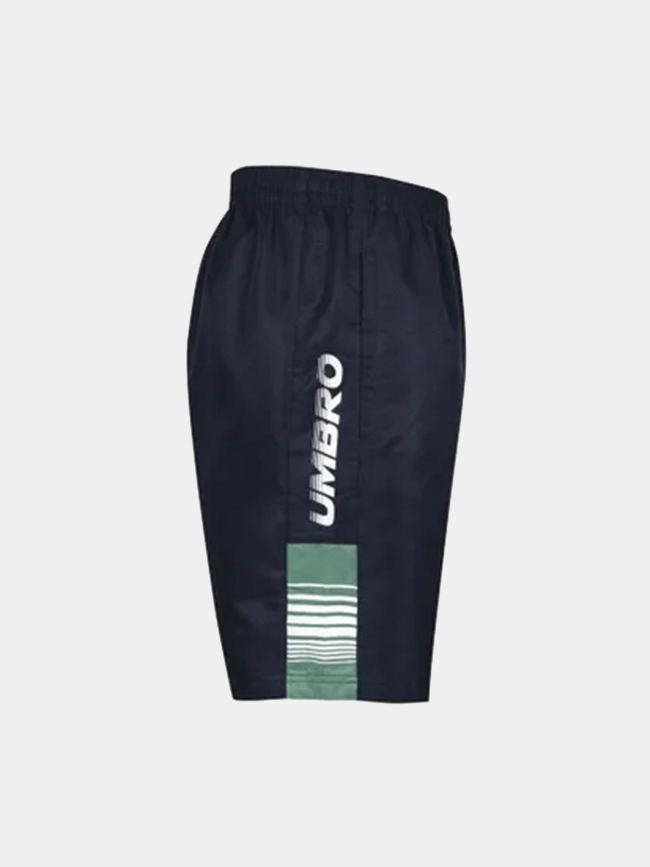 Short de sport bleu nuit et vert homme - Umbro